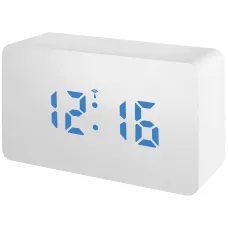 Часы Bresser MyTime W Color LED Blue, белые